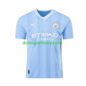 Koszulka Manchester City Domowe Koszulki Piłkarskie 2023-2024 Krótki Rękaw